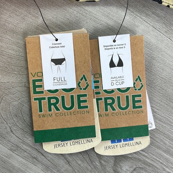 ☀️VOLCOM☀️ UR AN ANIMAL UNDER WIRE UR AN ANIMAL HIPSTER BIKINI SET - Picture 10 of 16